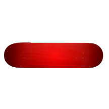 Roter Radialstrahl verblaßt Individuelles Skateboard