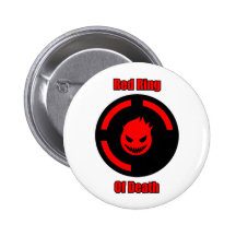 Roter Ring des Todes Anstecknadelbuttons
