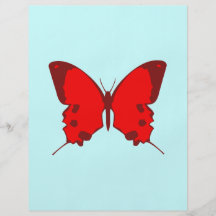 Roter Schmetterling Personalisierte Flyer