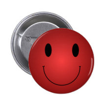 Roter smiley buttons