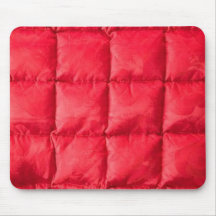 Roter Steppdecken-Abdeckung Mousepad Entwurf