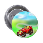 Rotes altes Auto Button