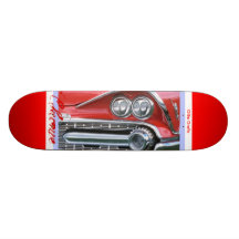Rotes Chrom - Skateboard-Plattform Individuelles Skateboard