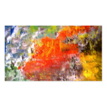 Rotes Feuer-Opal Visitenkarte