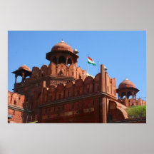 rotes Fort Delhi Plakatdrucke