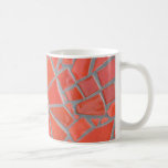 Rotes Mosaik tassen