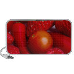 Rotes Obst und Gemüse Lautsprecher