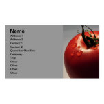 ROTES TOMATE-FRISCHE FRUCHT-GEMÜSE-GESUNDES LECKER VISITENKARTENVORLAGEN