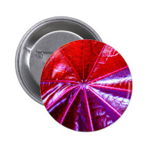 Rotes und lila tropisches Gießmaschinen-Blatt Button