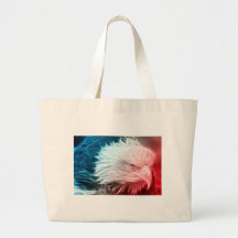 Rotes weißes u. blaues Eagle Tasche