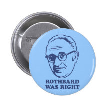 Rothbard war rechter Knopf Button
