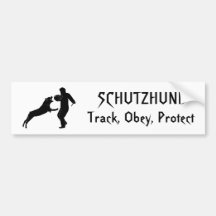 rott, Bahn, befolgen, schützen sich, SCHUTZHUND Autoaufkleber