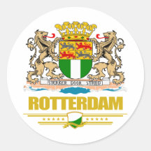 Rotterdam Runder Aufkleber