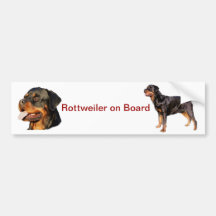 rottweiler Autoaufkleber