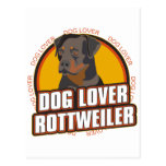 Rottweiler Hundeliebhaber Postkarte