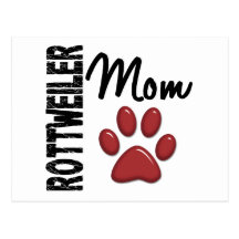 Rottweiler Mamma 2 Postkarten