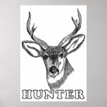 Rotwild-Jäger-Plakat