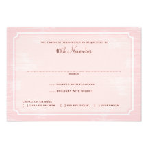 Rotwild-Lieblinge UAWG Karten-Rosa Brown Einladung