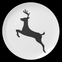 Rotwilddollarplatte teller