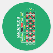 Roulette Sticker