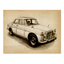 Rover P5 1968 Postkarte
