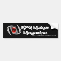 RPG-Hersteller-Zeitschriften-Stoßdämpfer Autosticker