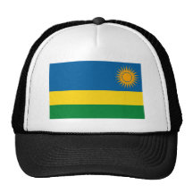 Ruanda-Flaggen-Hut Retrokappe