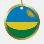 Ruanda-Flaggen-Verzierung Ornament