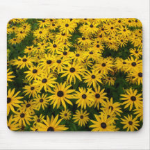 Rudbeckia Hirta (Schwarz-mit Augen Susans) Mauspads