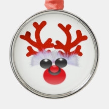 RUDOLPH-REN-FEIERTAGS-DRUCK ORNAMENTE