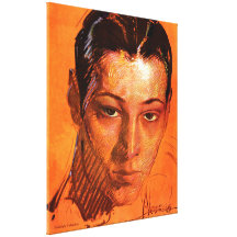 Rudolph Valentino durch Rolf Armstrong Galerie Gefaltete Leinwand