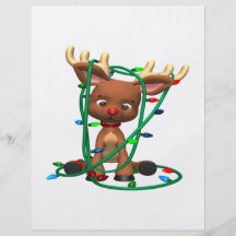 Rudolph verwirrte personalisierte flyer
