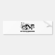 Rufen Sie mich einfach Snugglicious an (drei Snugg Auto Sticker