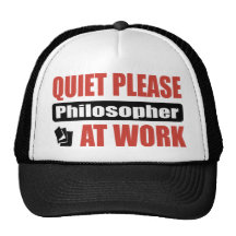 Ruhe-bitte Philosoph bei der Arbeit Baseball Mütze