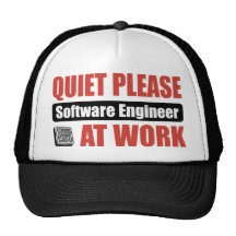 Ruhe-bitte Software Engineer bei der Arbeit Trucker Mützen