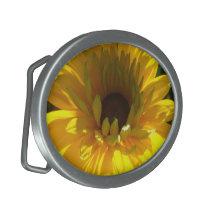 Ruhige Sonnenblume Gürtelschnalle