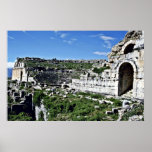 Ruinen des altgriechischen Theaters von Miletus -  Plakate