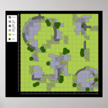 Ruiniert behalten Sie - Battlemap Plakat