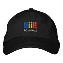 Rumänien-Kappe - rumänischer Flaggen-Hut Besticktes Cap
