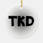 Runde Verzierung der Kampfkunst-TKD Ornamente