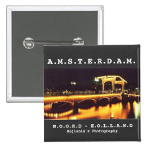 Runder Knopf - Holland Anstecknadelbutton
