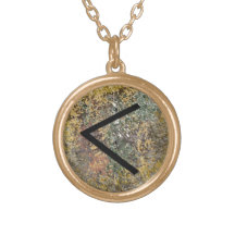 Rune-Halskette - Kenaz - Gold