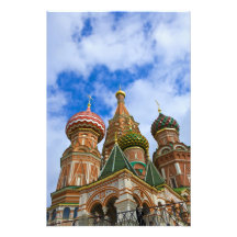 Russland, Moskau, Roter Platz, St.-Basilikum Photo Druck