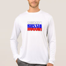 Russland Tri Farbelanges Hülsen-Hemd