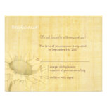 Rustikale Sonnenblume-Blumenhochzeit UAWG (4.25x5. Personalisierte Ankündigungskarten