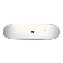 s bedrucktes skateboard