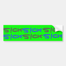 S! CK, S! CK, S! CK, S! CK, S! CK, S! CK AUTOAUFKLEBER