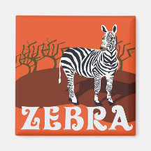 S-Magnet retten Sie des Zebra " Magnets
