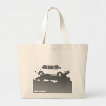 Saab 99 Turbo Tasche - Grau auf Licht