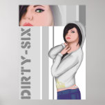 sackartiges Mädchen Plakate